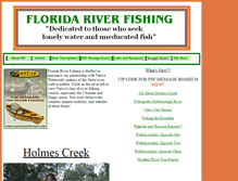 Tablet Screenshot of floridariverfishing.net